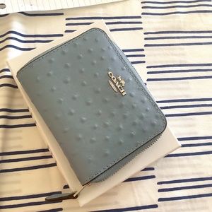 coach leather wallet